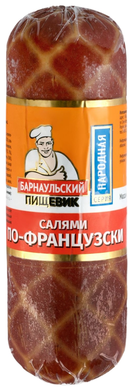 Салями БАРНАУЛЬСКИЙ ПИЩЕВИК по-французски в/к 380г