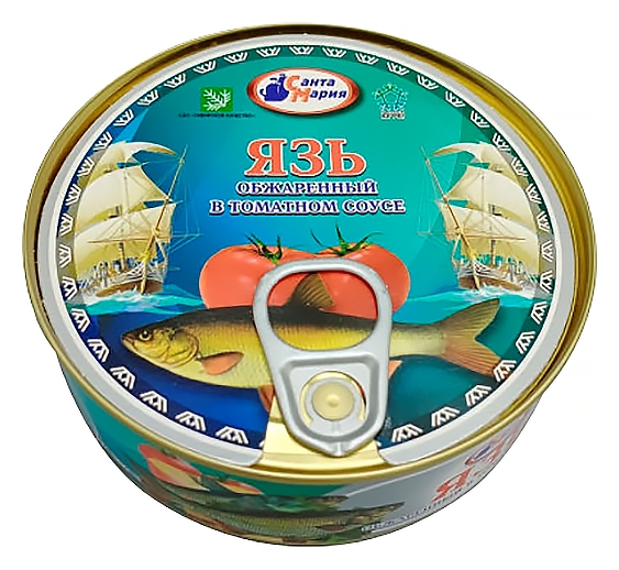 Язь САНТА МАРИЯ обжаренный в т/с ж/б 230г