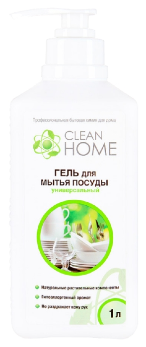 Средство для мытья посуды КЛИН ХОУМ универсальное с дозатором 1000мл