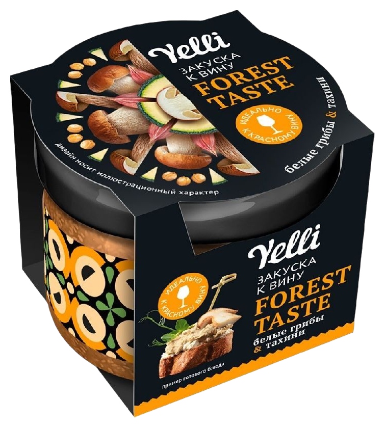 Закуска к вину ЙЕЛЛИ Форест Тейст ст/б 100г