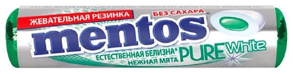 Жевательная резинка МЕНТОС Нежная мята 15.5г