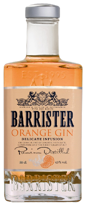 Джин БАРРИСТЕР Оранж 43% ст/б 0.5л