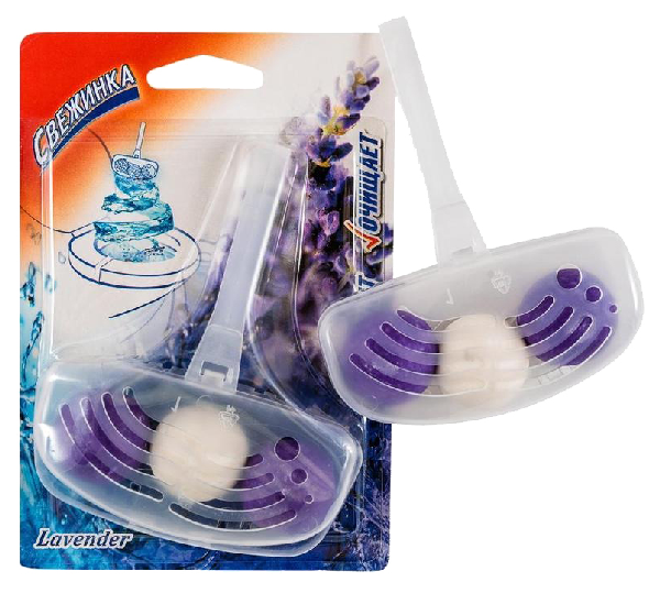 Туалетный блок СВЕЖИНКА Лаванда шариковый 1шт