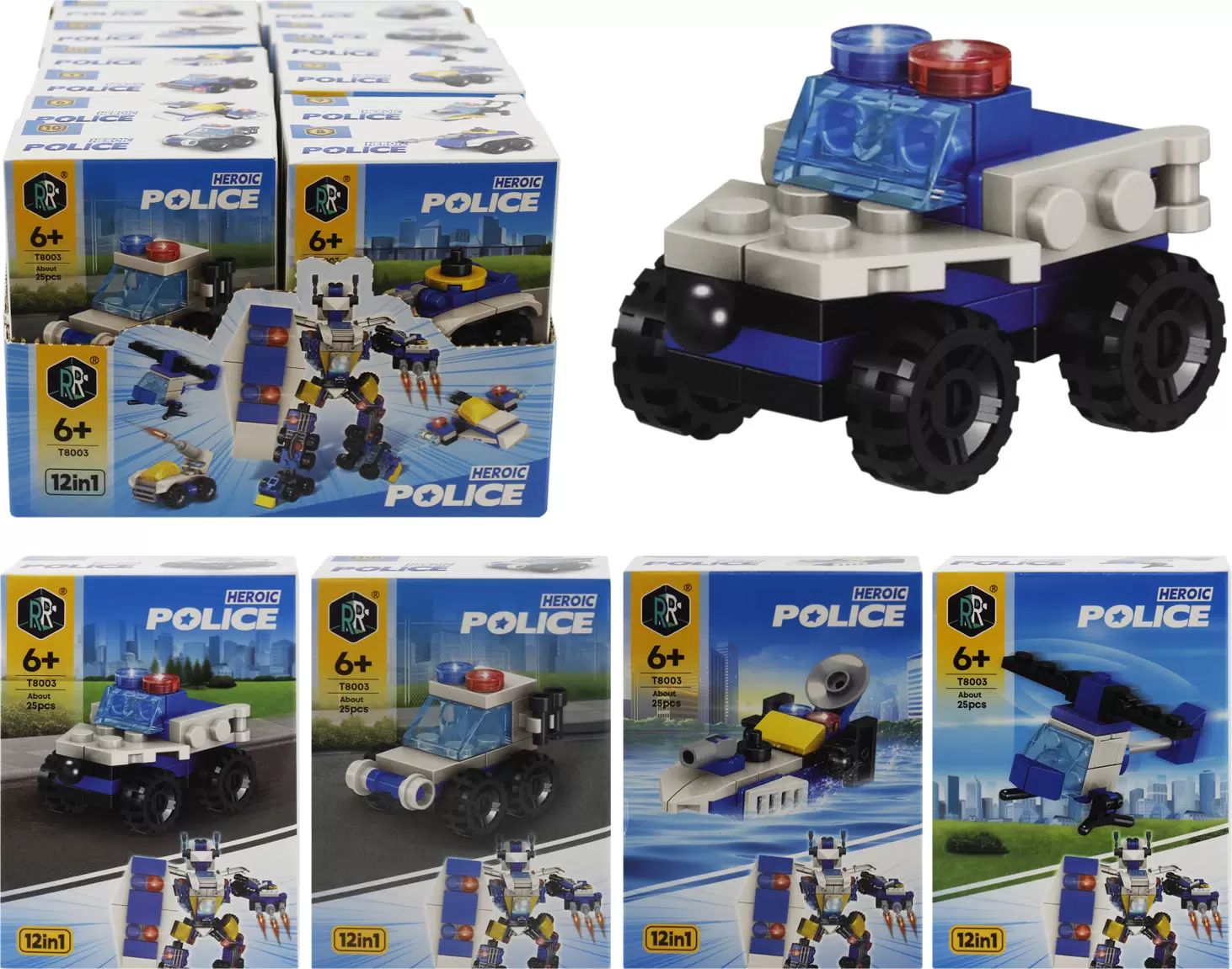 Конструктор ТАМ ТАМ Полиция 23-25 деталей