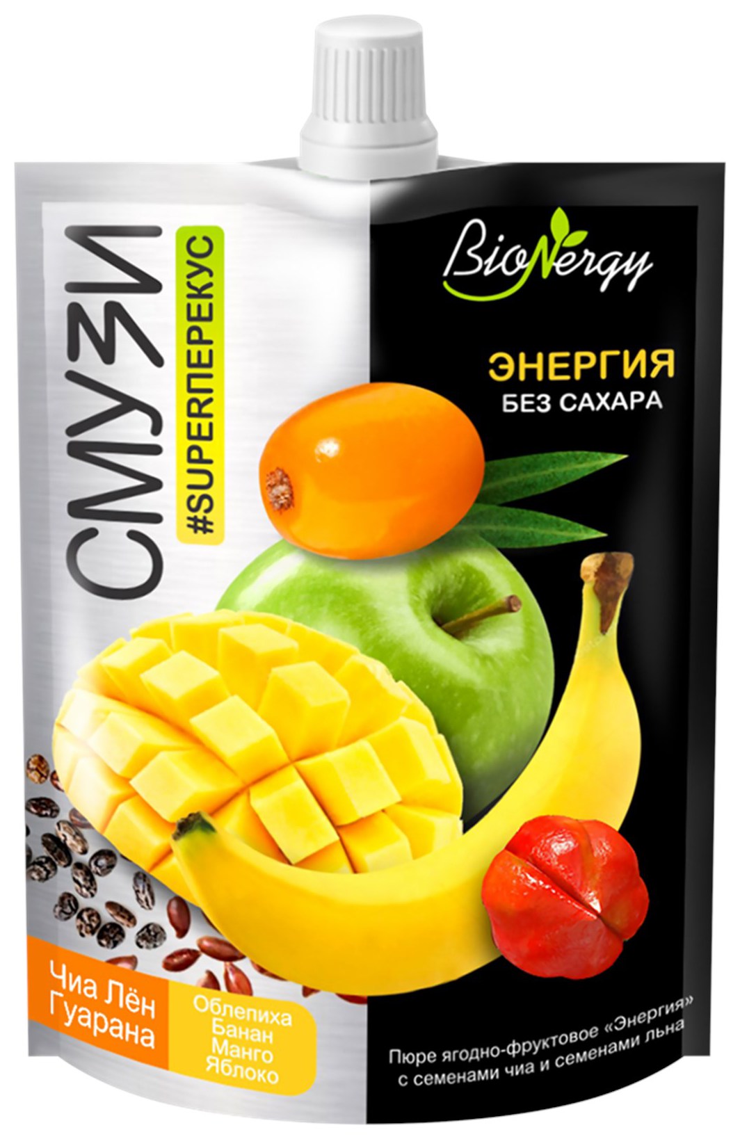 Смузи БИОНЕРДЖИ Энергия м/у 120г