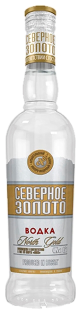Водка СЕВЕРНОЕ ЗОЛОТО 40% ст/б 0.5л