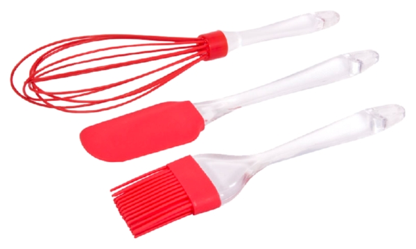 Набор кухонных принадлежностей силикон 3пр арт.58478
