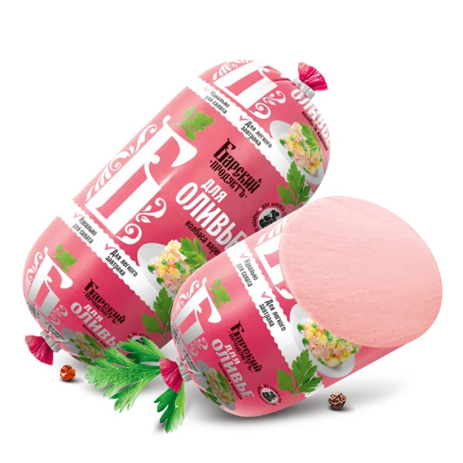 Колбаса БАРСКИЙ ПРОДУКТЪ для оливье 450г