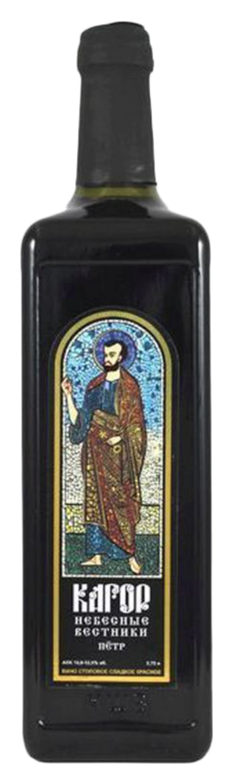 Вино НЕБЕСНЫЕ ВЕСТНИКИ Петр красное сл 10-12% ст/б 0.75л