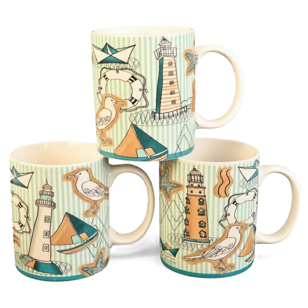 Кружка чайная Маяк керамическая 300мл арт.536332