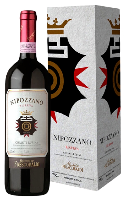Вино МАРКЕЗИ ФРЕСКОБАЛЬДИ Нипоццано Кьянти Руфина красное сух 13% ст/б 0.75л