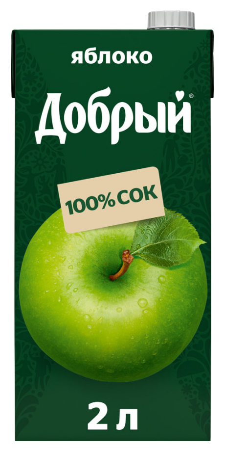 Нектар ДОБРЫЙ Фермерские яблочки с мякотью 2л