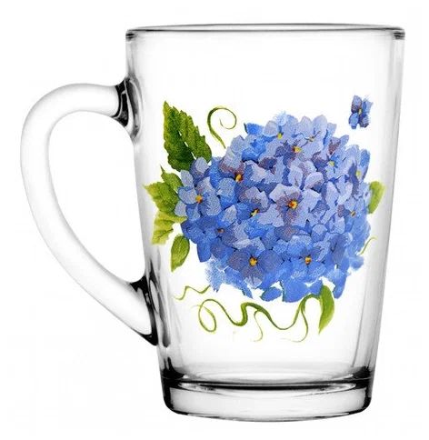 Кружка КАПУЧИНО Гортензия 300мл арт.4956