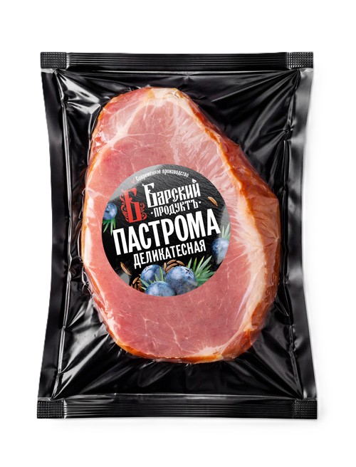 Пастрома из свинины БАРСКИЙ ПРОДУКТЪ Деликатесная с/к в/у