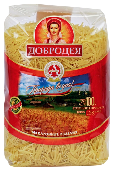 Мак.изделия ДОБРОДЕЯ Вермишель 400г