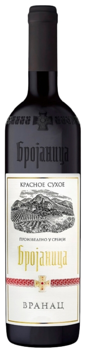 Вино БРОЯНИЦА Вранац красное сух 11% ст/б 0.75л