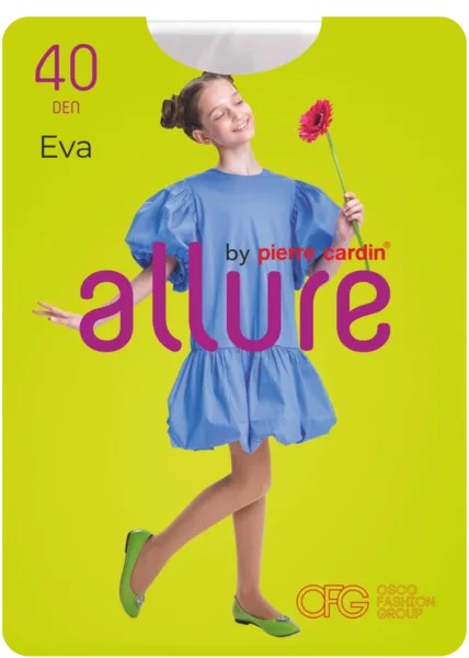 Колготки детские АЛЛЮР Ева белые р.134-140