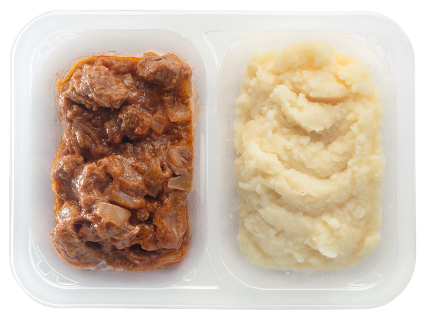 Гуляш из говядины с картофельным  пюре 270г