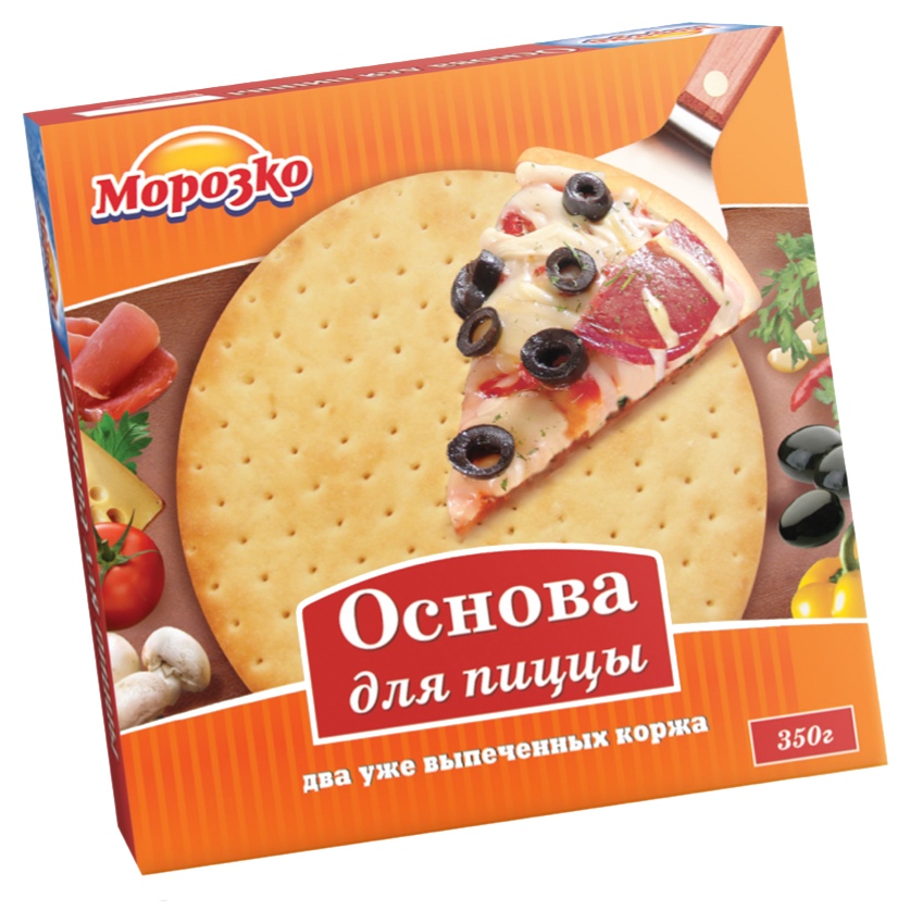 Основа для пиццы МОРОЗКО 2шт 350г
