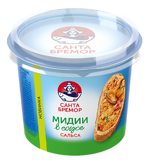 Паста САНТА БРЕМОР Сальса из мяса мидии чилийской 150г