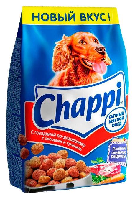Корм для собак ЧАППИ с говядиной по-домашнему 600г