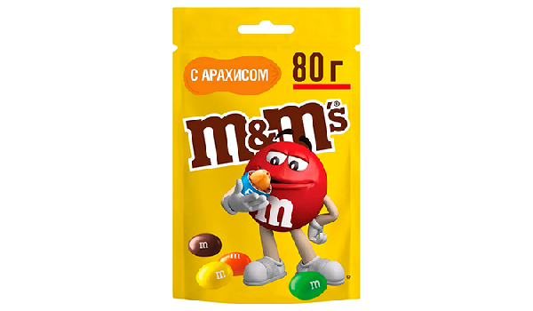 Драже М&М с арахисом 80г