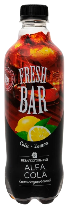 Газ.напиток ФРЕШ БАР Альфа кола 0.48л