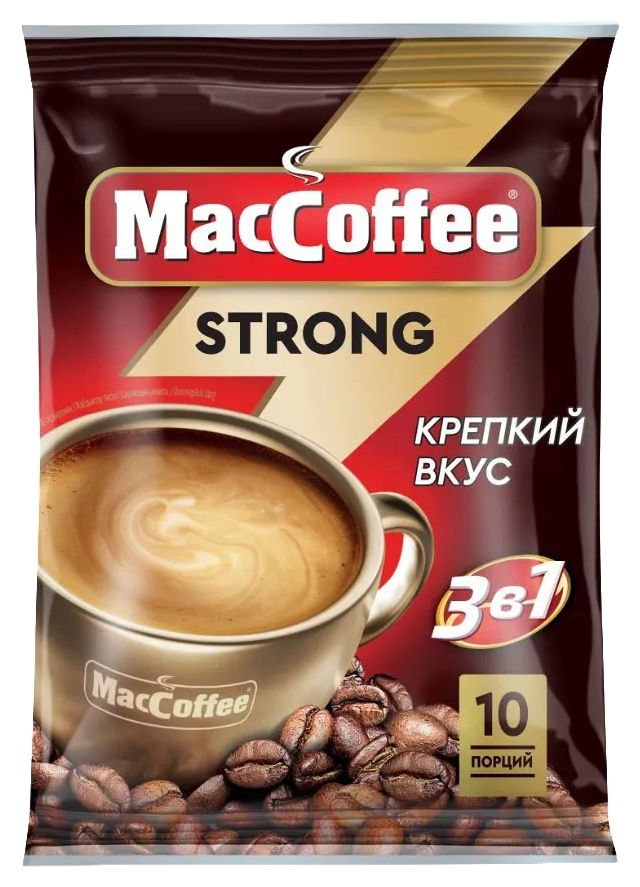 Напиток кофейный МАК КОФЕ Стронг 3в1 10пак*18г