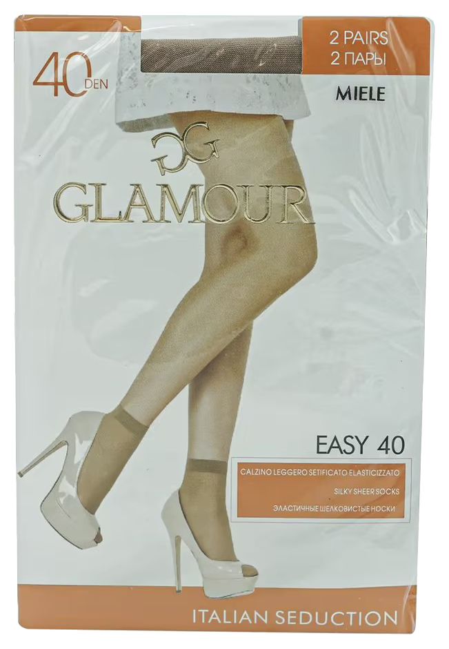Носки женские ГЛАМУР Изи 40ден миель