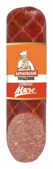 Сервелат БАРНАУЛЬСКИЙ ПИЩЕВИК Мясье в/к 380г