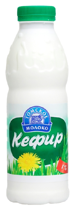 Кефир ТОМСКОЕ МОЛОКО бзмж 1% пэт 500г