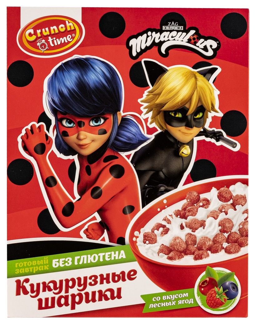 Завтрак СЛАДКАЯ СКАЗКА Леди Баг со вкусом лесных ягод 170г