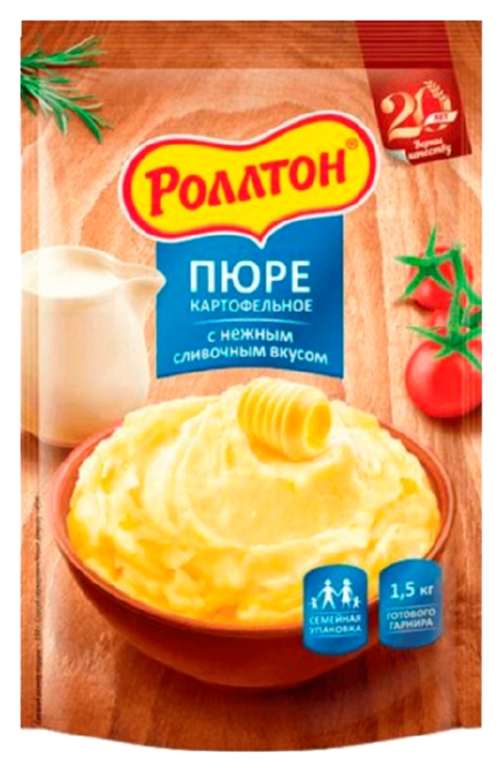 Картофельное пюре б/п РОЛЛТОН со сливками м/у 240г