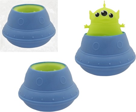 Игрушка ТАМ-ТАМ Пришелец в НЛО 5.5*5.5*7.5см арт.MD843