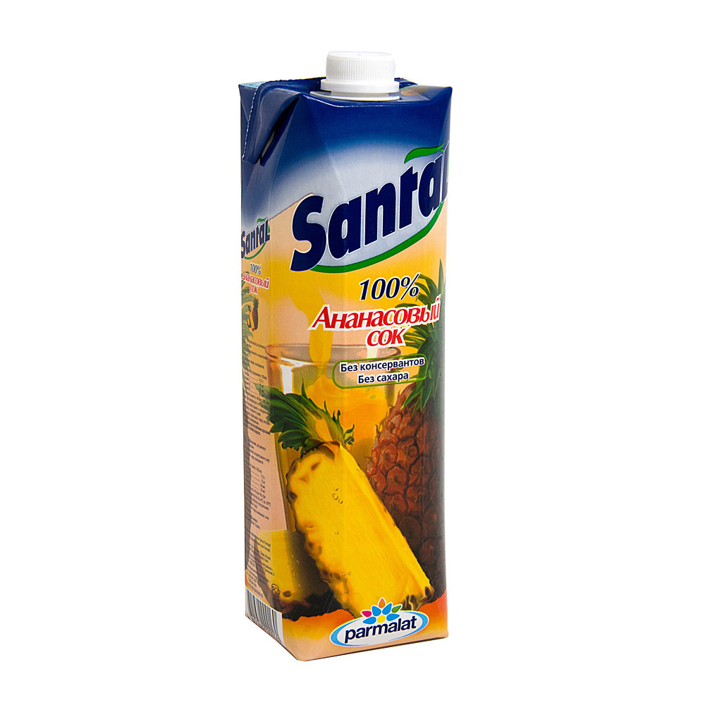 Сок Santal ананасовый 1л