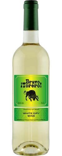 Вино БРАВО ТОРЕРО белое сух 11% ст/б 0.75л