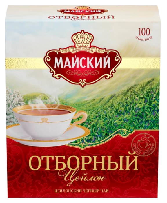 Чай МАЙСКИЙ Отборный цейлонский 100пак