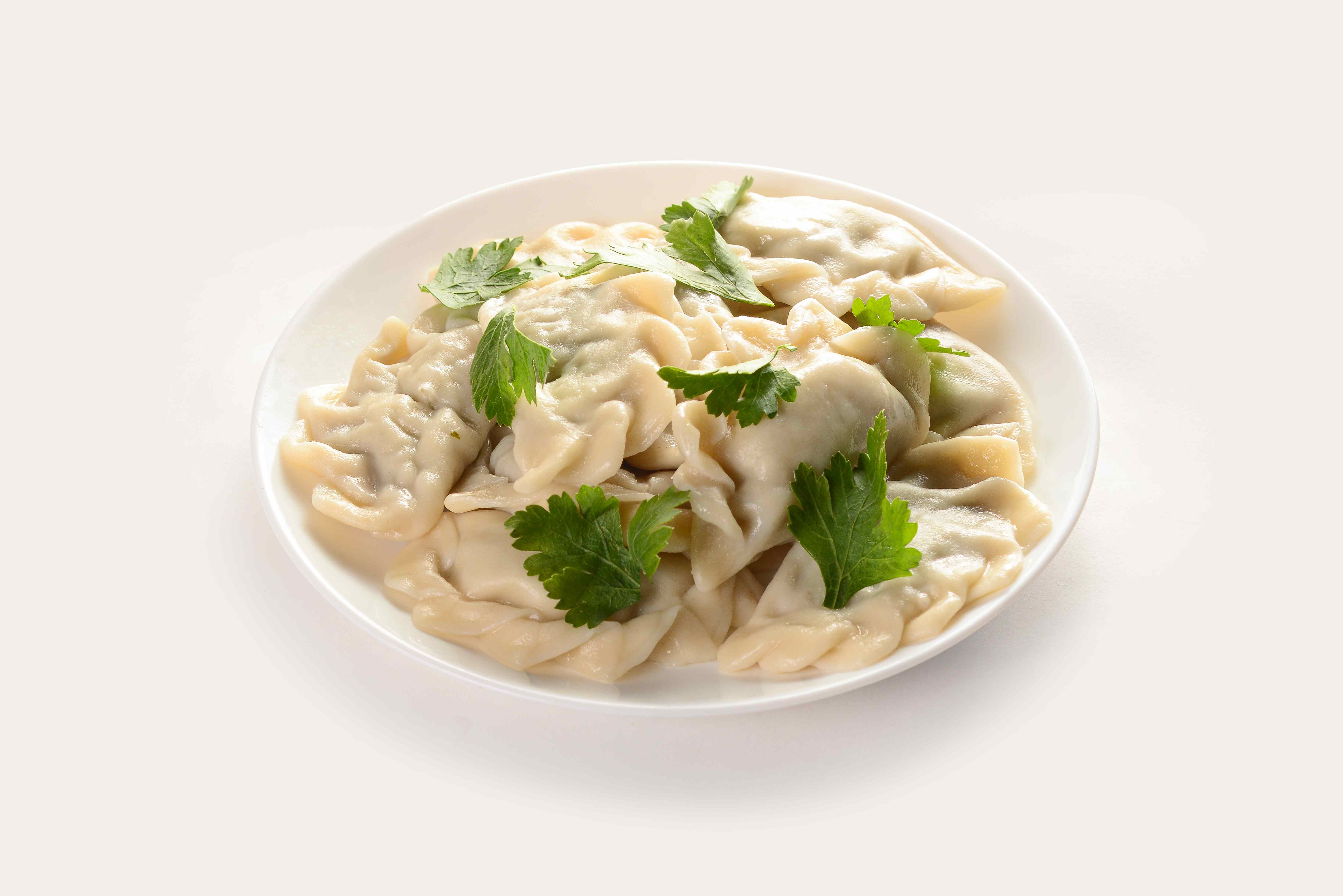 Вареники с картофелем и грибами отварные 290г