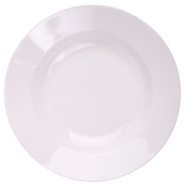 Тарелка суповая белая фарфор Д28см арт.54179