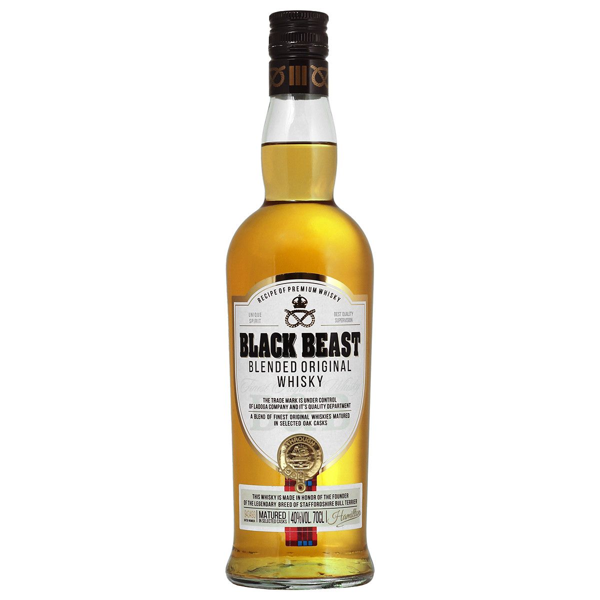 Виски БЛЭК БИСТ 40% ст/б 0.7л