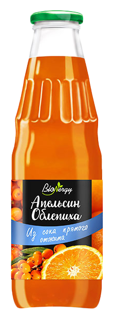 Нектар БИОНЕРДЖИ апельсиново-облепиховый ст/б 0.5л