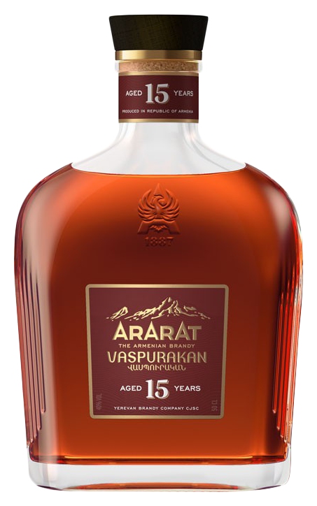 Коньяк АРАРАТ Васпуракан 15 лет 40% ПК 0.5л