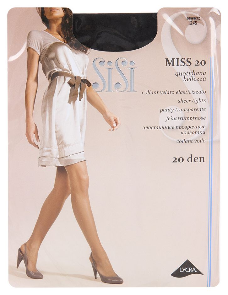 Колготки СИСИ Мисс 20ден неро 5