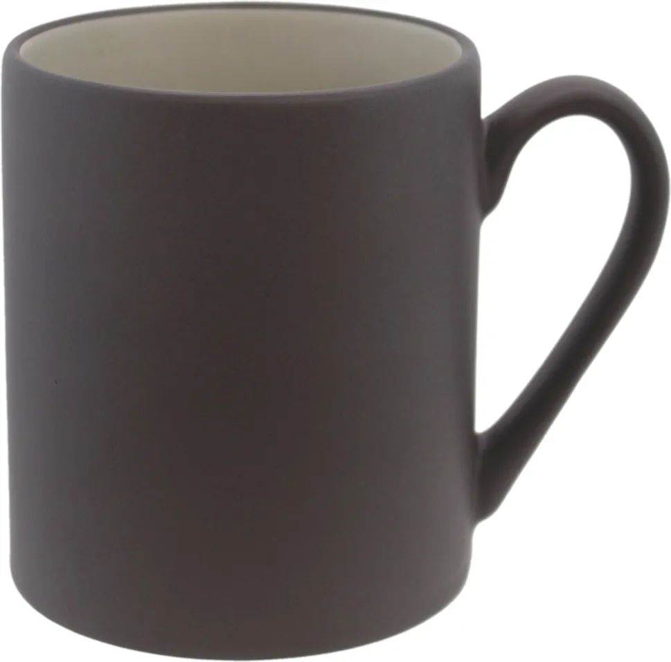Кружка матовая коричневая 320мл