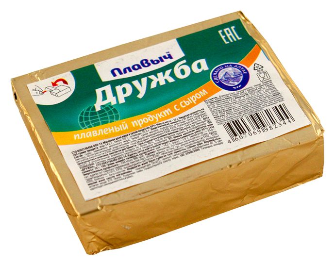 Плавленый продукт с сыром ЕМЕЛИН Дружба сзмж 40% 70г