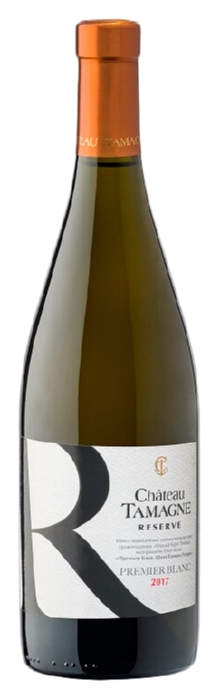 Вино ШАТО ТАМАНЬ Премьер Блан Резерв белое сух 11% ст/б 0.75л