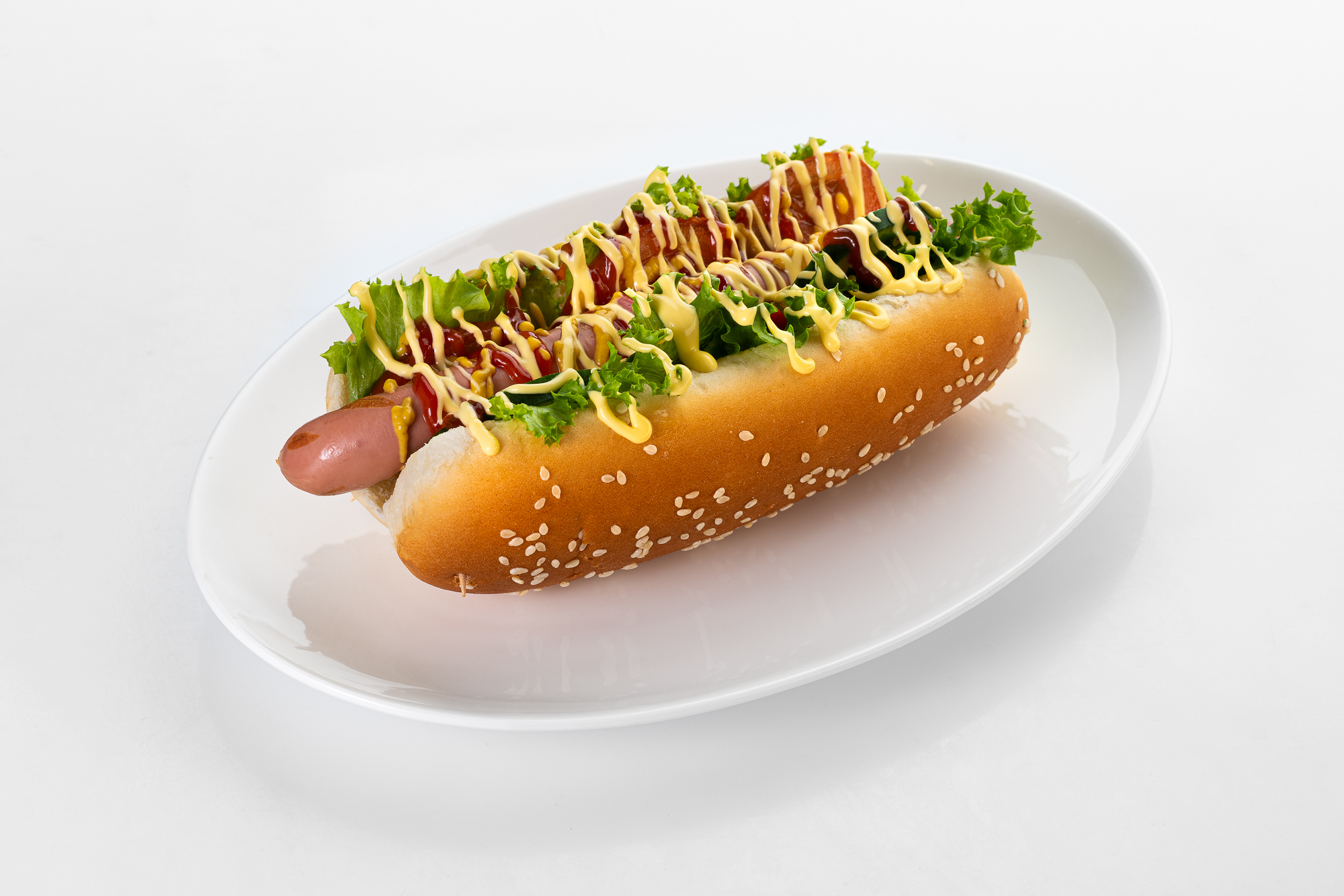 Хот-дог с сосиской 190г