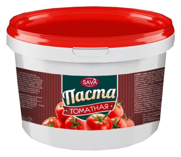 Томатная паста САВА ведро 850г