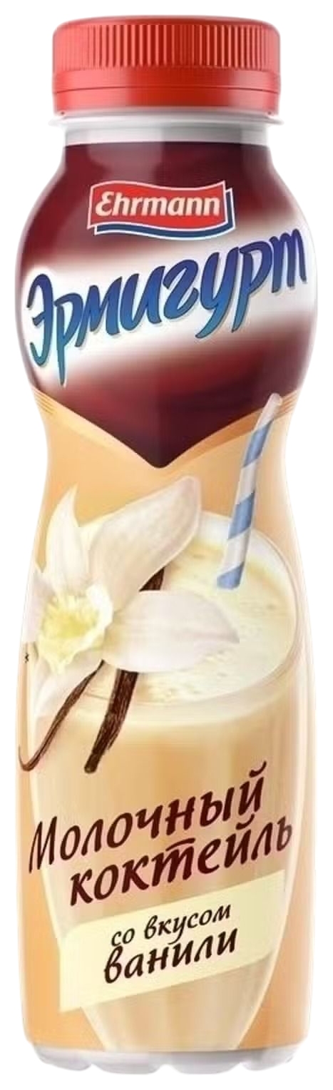 Коктейль молочный ЭРМИГУРТ ваниль бзмж 2.5% 280г