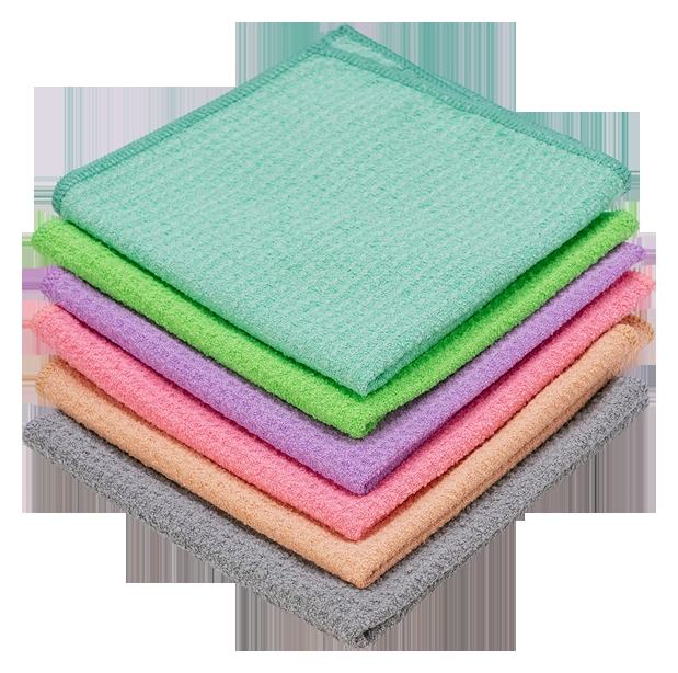Набор салфеток ЧИСТЮЛЯ из микрофибры для стекол 35*35см 2шт